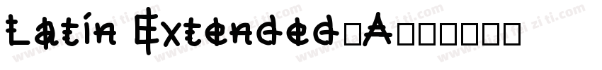 Latin Extended-A字体转换